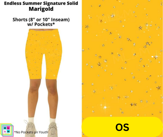 Marigold 8" or 10" Inseam Shorts