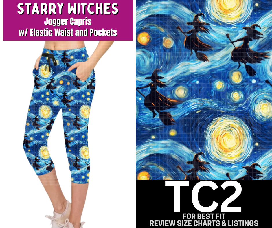 Starry Witches Jogger Capri