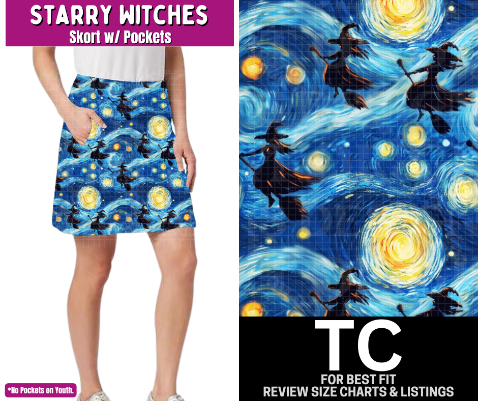 Starry Witches Skort