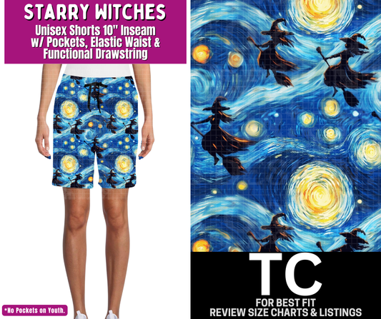 Starry Witches Unisex Shorts
