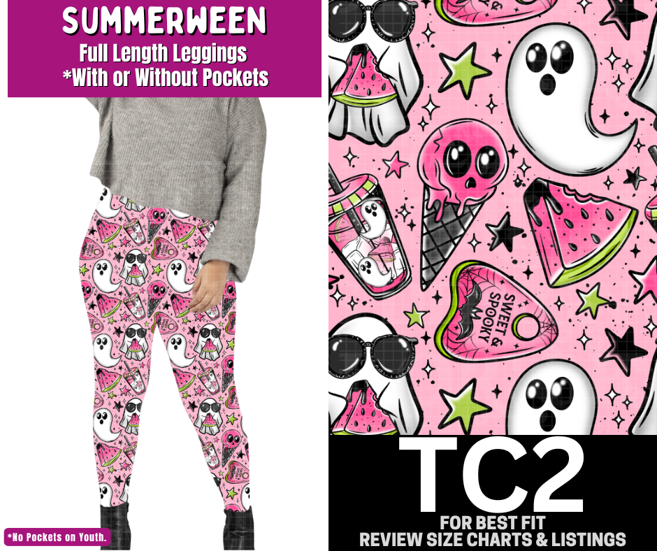 Summerween Full Length Leggings w/ Pockets