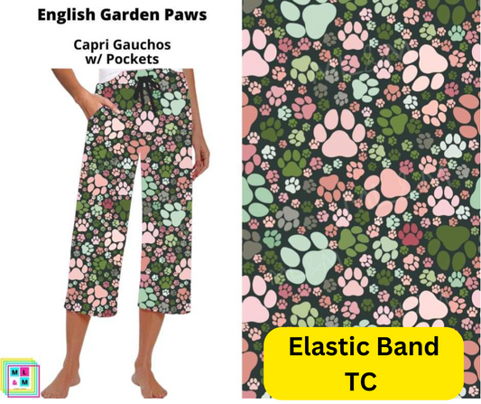 English Garden Paws Capri Gauchos