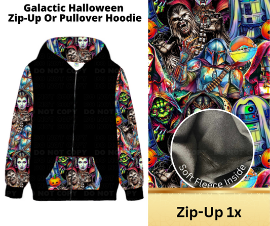 Galactic Halloween Zip-Up or Pullover Hoodie