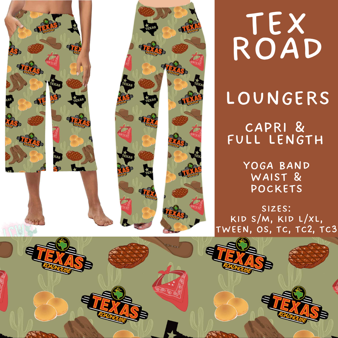 Batch #607 - Fun Run 28 - Closes 11/2 - ETA early Jan - Tex Road Capri and Full Length Loungers