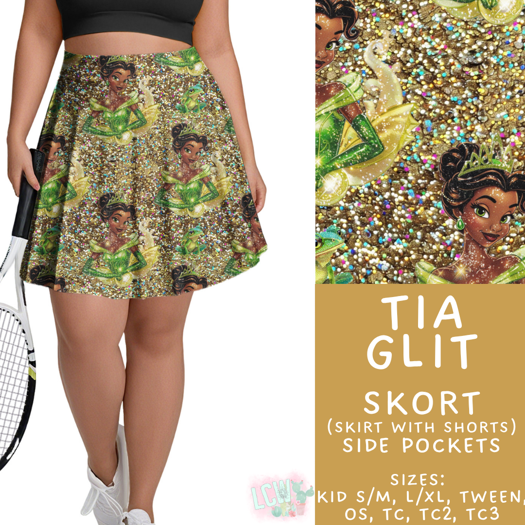 Batch #557 - Princess Glitter - Closes 7/17 - ETA mid Sept - Tia Glit Skort