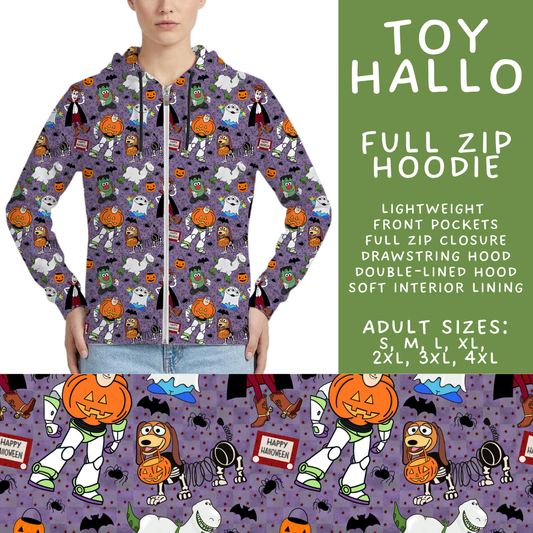 Batch #567 - Magical Character Halloween - Closes 8/10 - ETA early Oct - Toy Hallo Full Zip Hoodie
