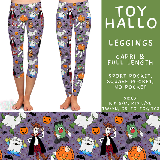 Batch #567 - Magical Character Halloween - Closes 8/10 - ETA early Oct - Toy Hallo Full and Capri Length Leggings