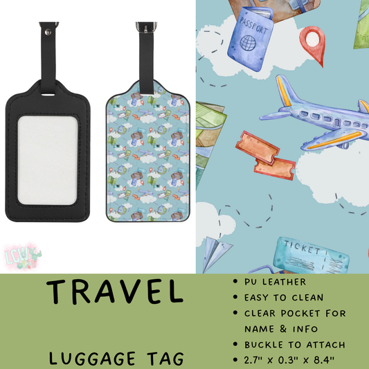 Batch #495 - Travel Collection - Closes 2/23 - ETA late April - Travel Luggage Tag
