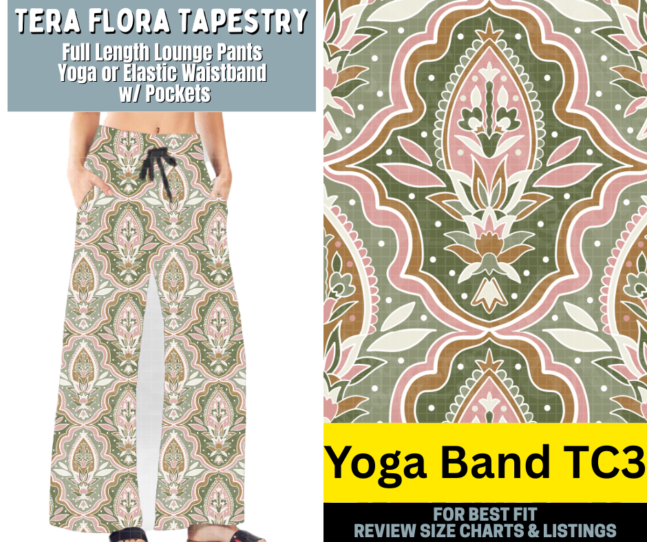 Tera Floral Tapestry Full Length Lounge Pants