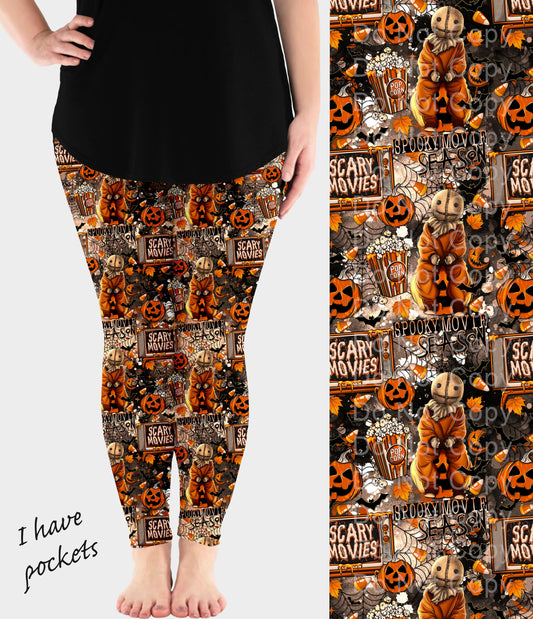 RTS - Trick or Scary Leggings w/ Pockets