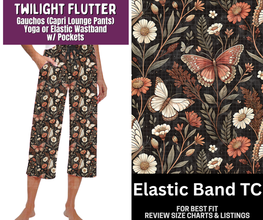 Twilight Flutter Capri Gauchos