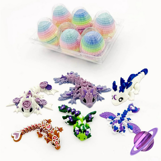 6 PACK PASTEL MYSTERY EGGS