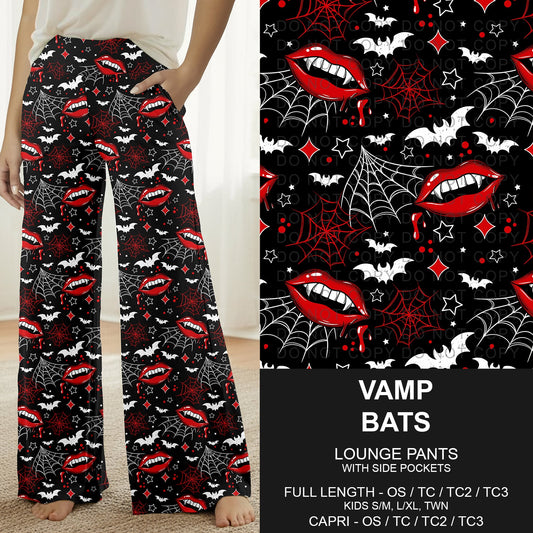 B305 - Preorder Vamp Bats Lounge Pants (Closes 8/02. ETA: early Oct.)