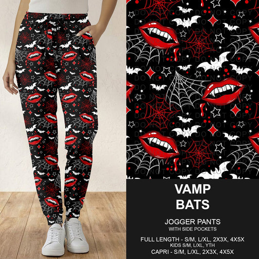 B305 - Preorder Vamp Bats Joggers (Closes 8/02. ETA: early Oct.)