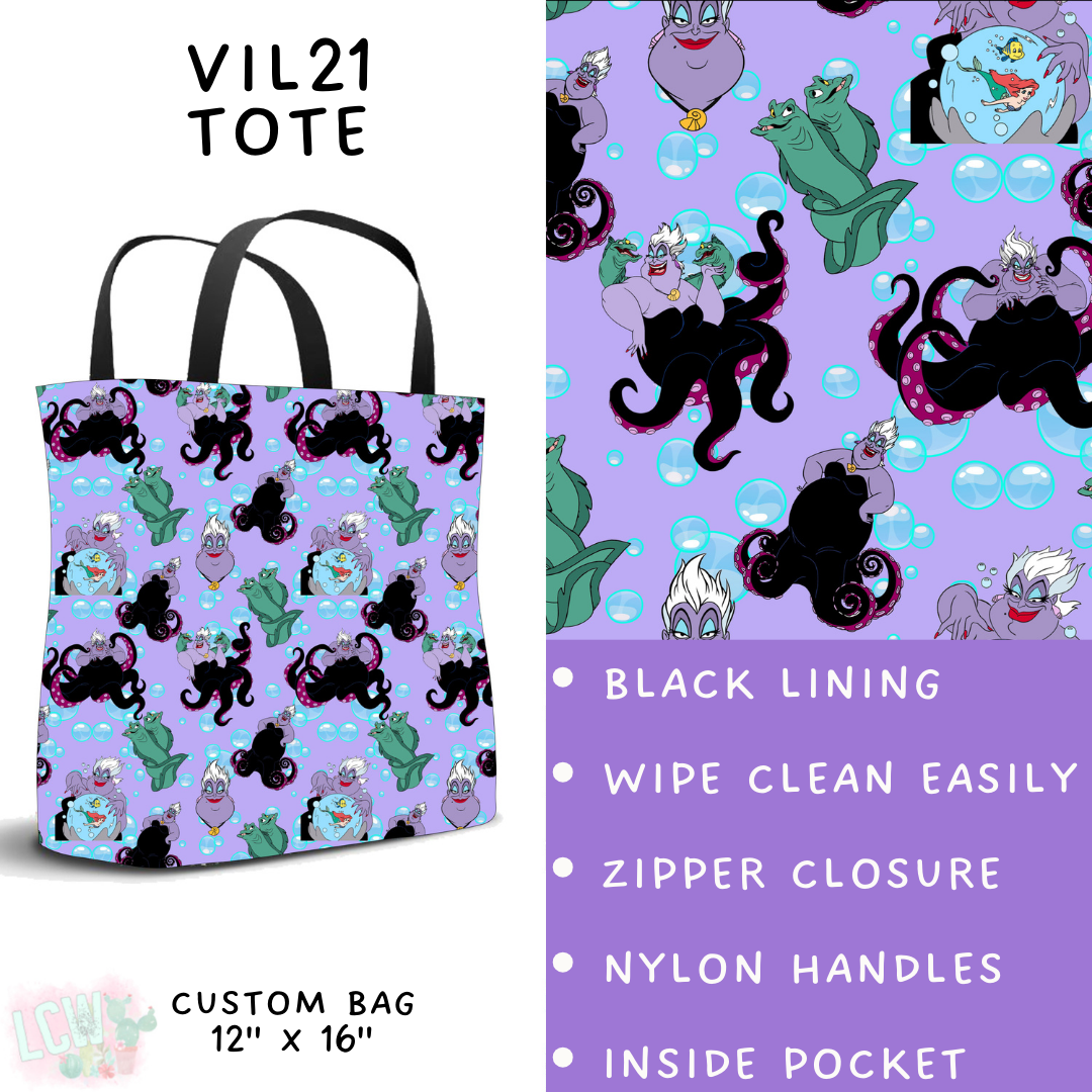 Batch #504 - Villains 3 Collection - Closes 3/16 - ETA mid May - Vil21 Tote