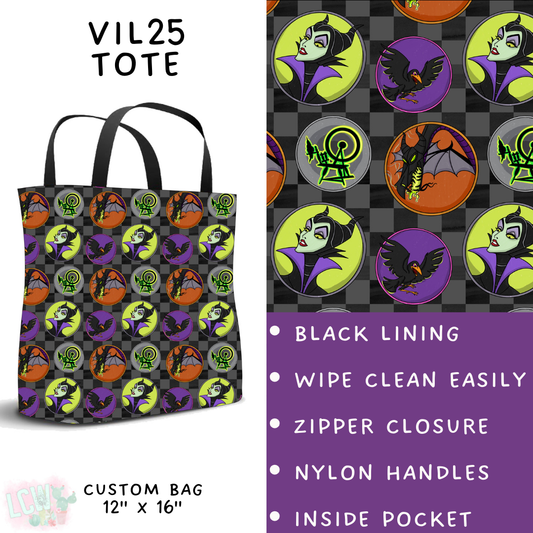 Batch #504 - Villains 3 Collection - Closes 3/16 - ETA mid May - Vil25 Tote