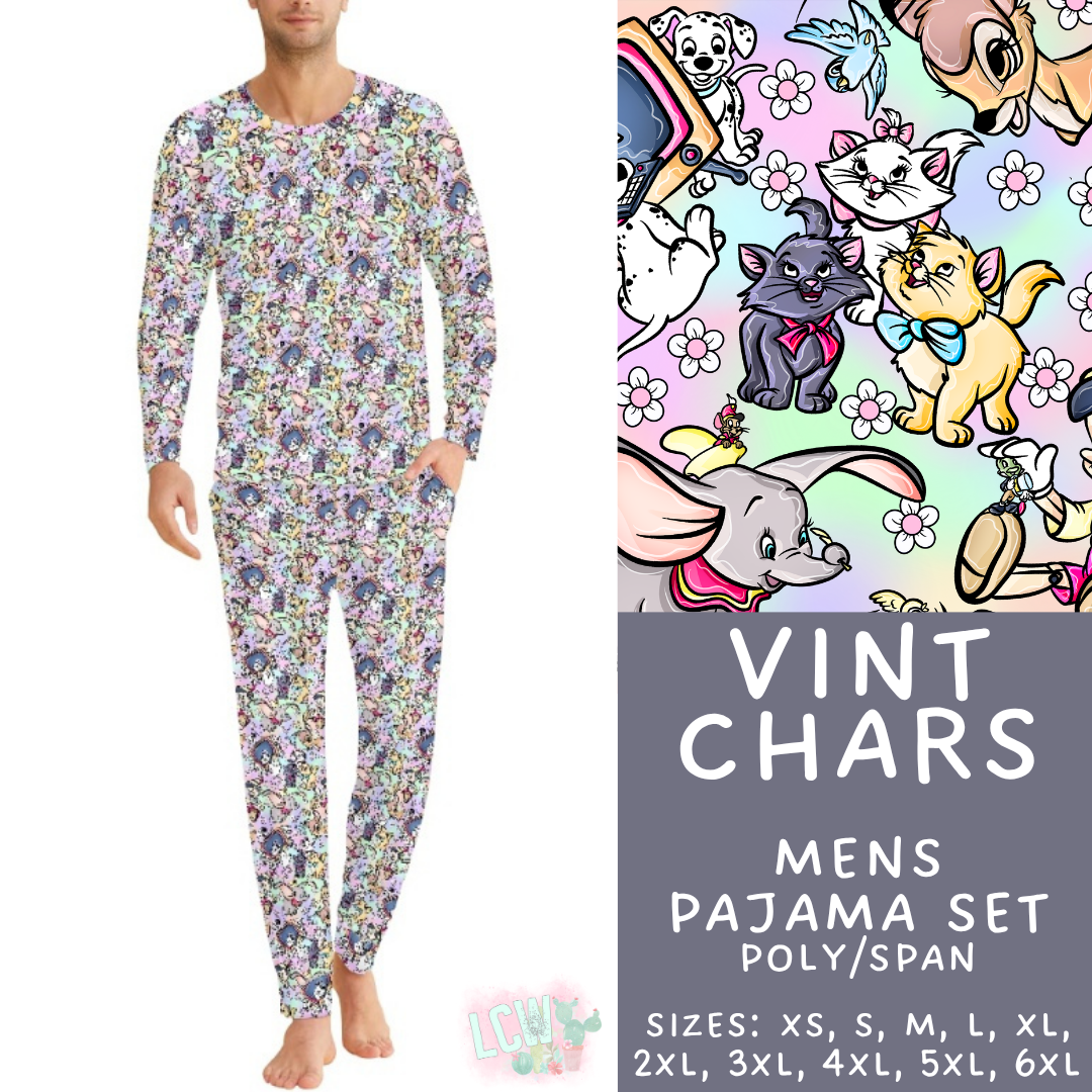 Batch #590 - Magical Family Pajamas - Closes 9/18 - ETA mid Nov - Vint Chars Men's Pajama Set