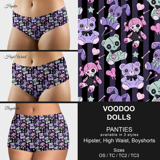 B306 - Preorder Voodoo Dolls Panties (Closes 8/07. ETA mid October)