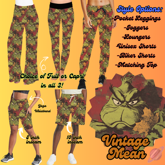 VINTAGE MEAN-BOTTOMS PREORDER-SOFT CLOSE 8/7-HARD CLOSE 8/9