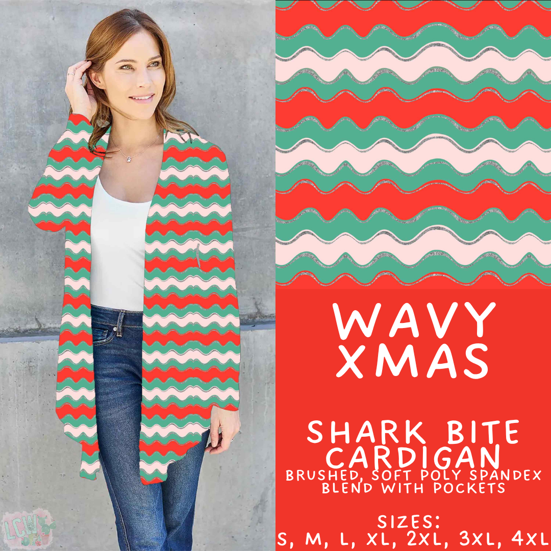 Batch #595 - Christmas Spirit 2 - Closes 10/7 - ETA early Dec - Wavy Xmas Cardigan