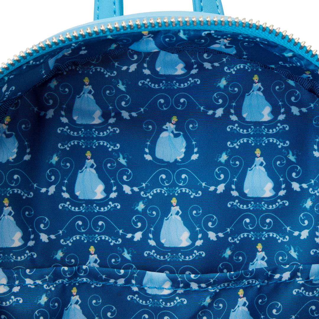 LoungeFly DISNEY CINDERELLA PRINCESS LENTICULAR SERIES MINI BACKPACK (PREORDER ARRIVES IN JUNE)