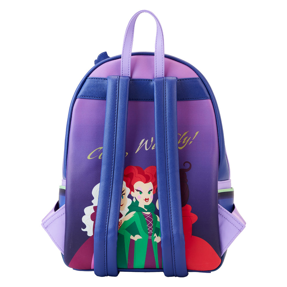 LoungeFly DISNEY HOCUS POCUS SANDERSON SISTERS HOUSE MINI BACKPACK ETA AUG