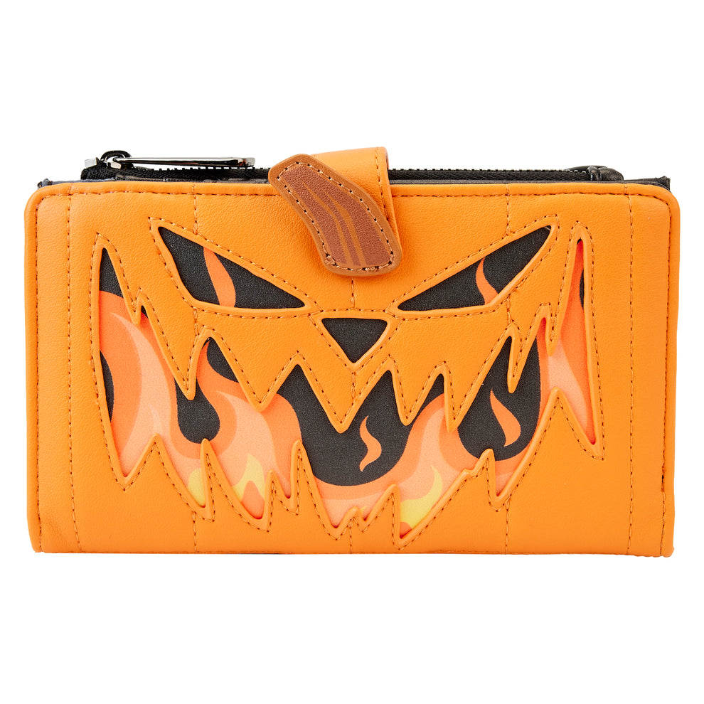 LoungeFly DISNEY NIGHTMARE BEFORE CHRISTMAS JACK PUMPKIN HEAD WALLET ETA AUG