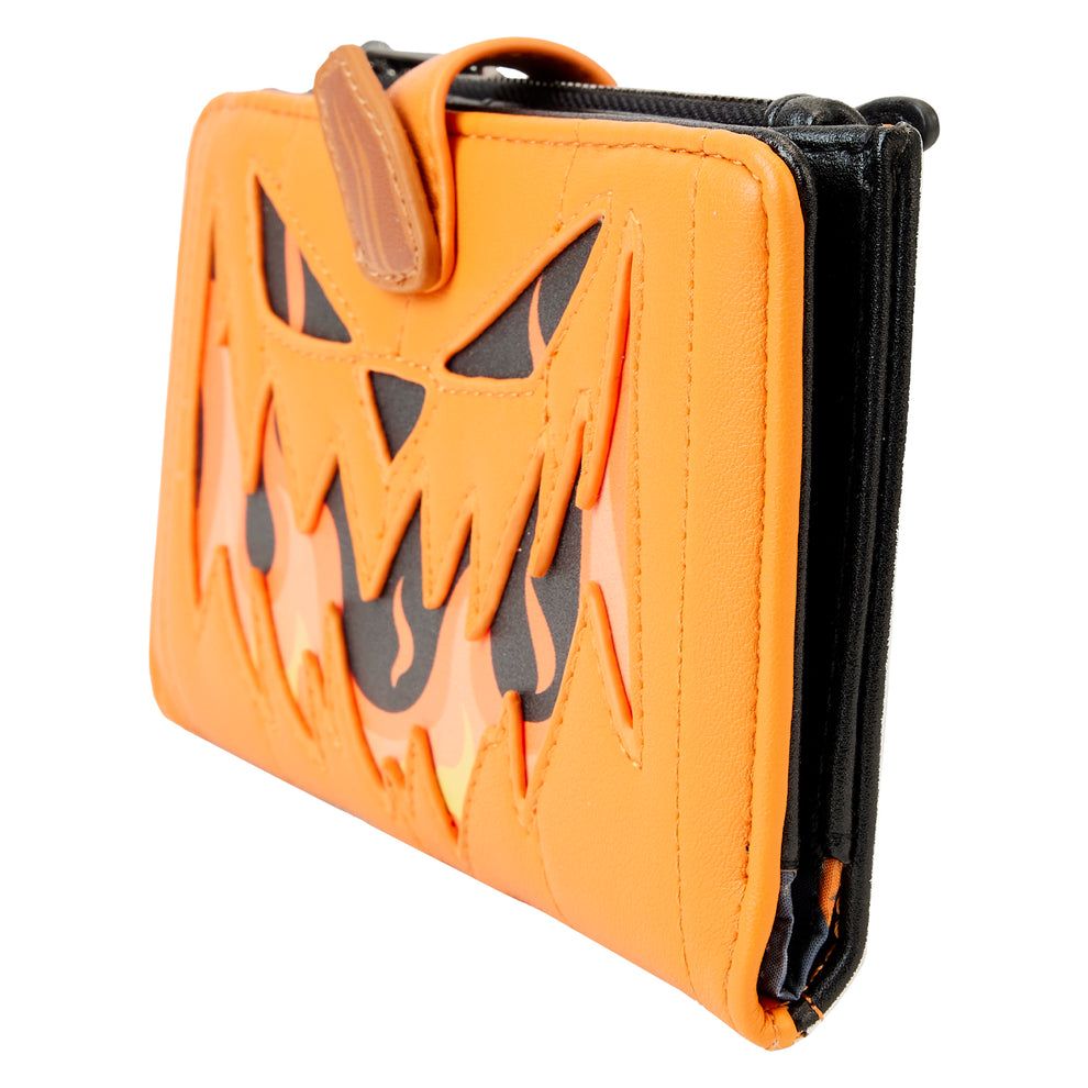 LoungeFly DISNEY NIGHTMARE BEFORE CHRISTMAS JACK PUMPKIN HEAD WALLET ETA AUG