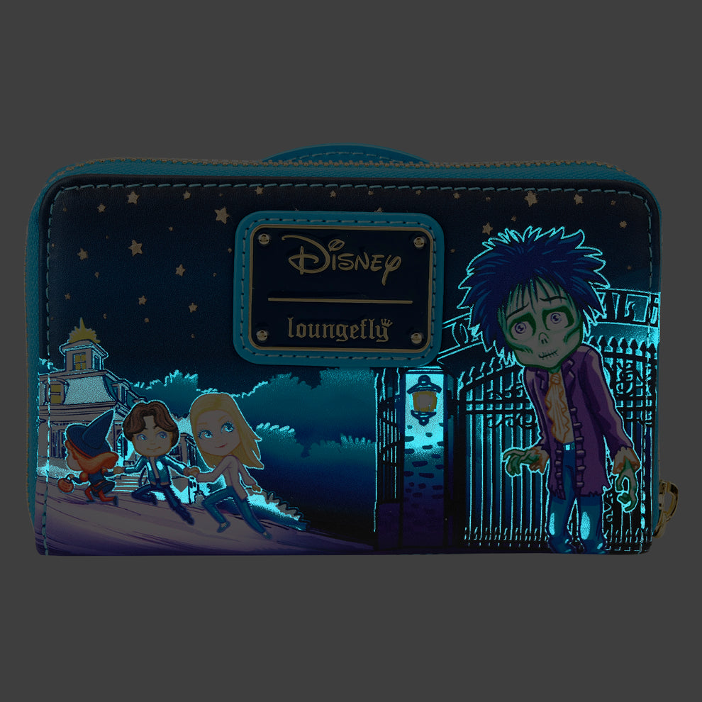 LoungeFly DISNEY HOCUS POCUS POSTER ZIP AROUND WALLET ETA AUG