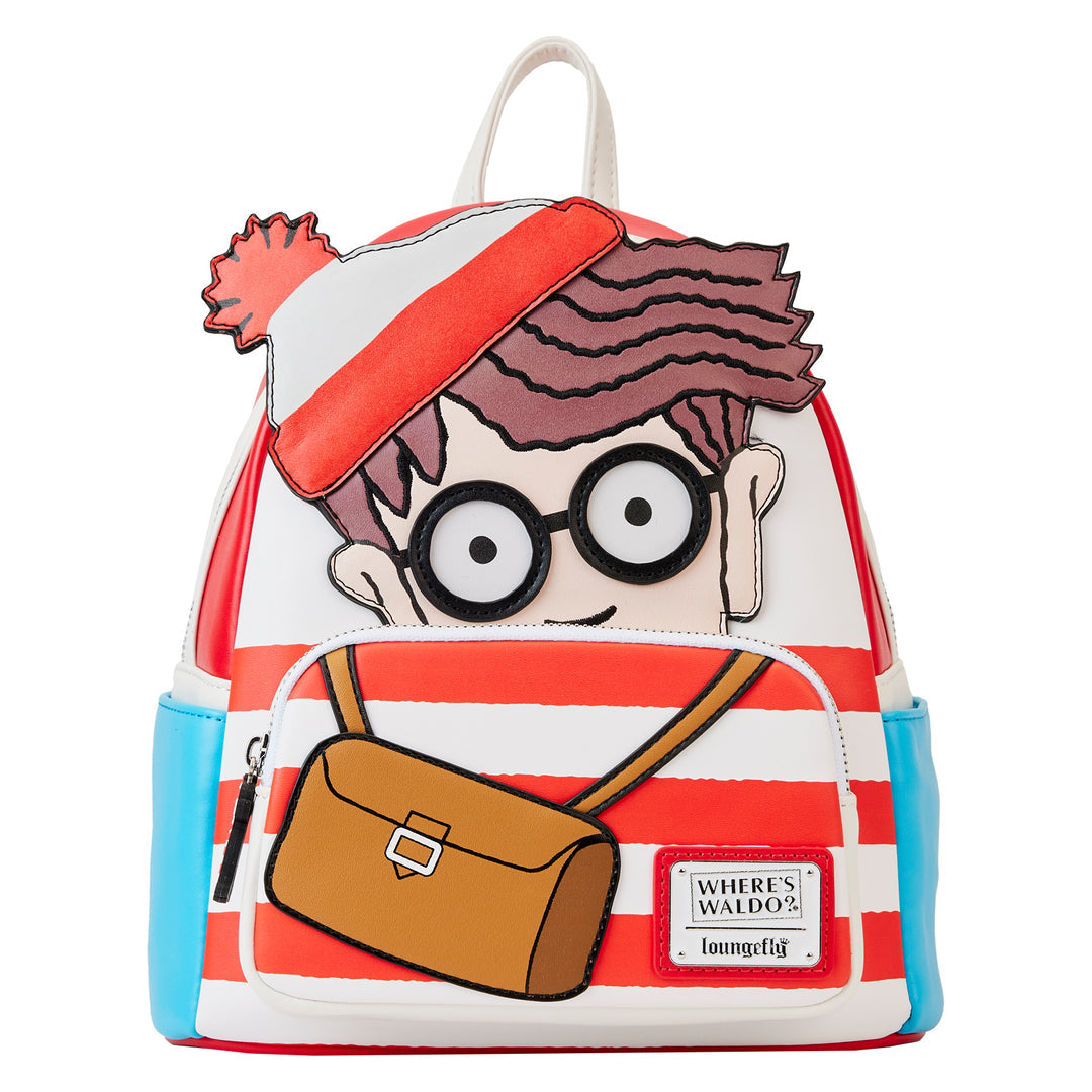 Loungefly WHERE'S WALDO COSPLAY MINI BACKPACK PREORDER JULY ARRIVAL