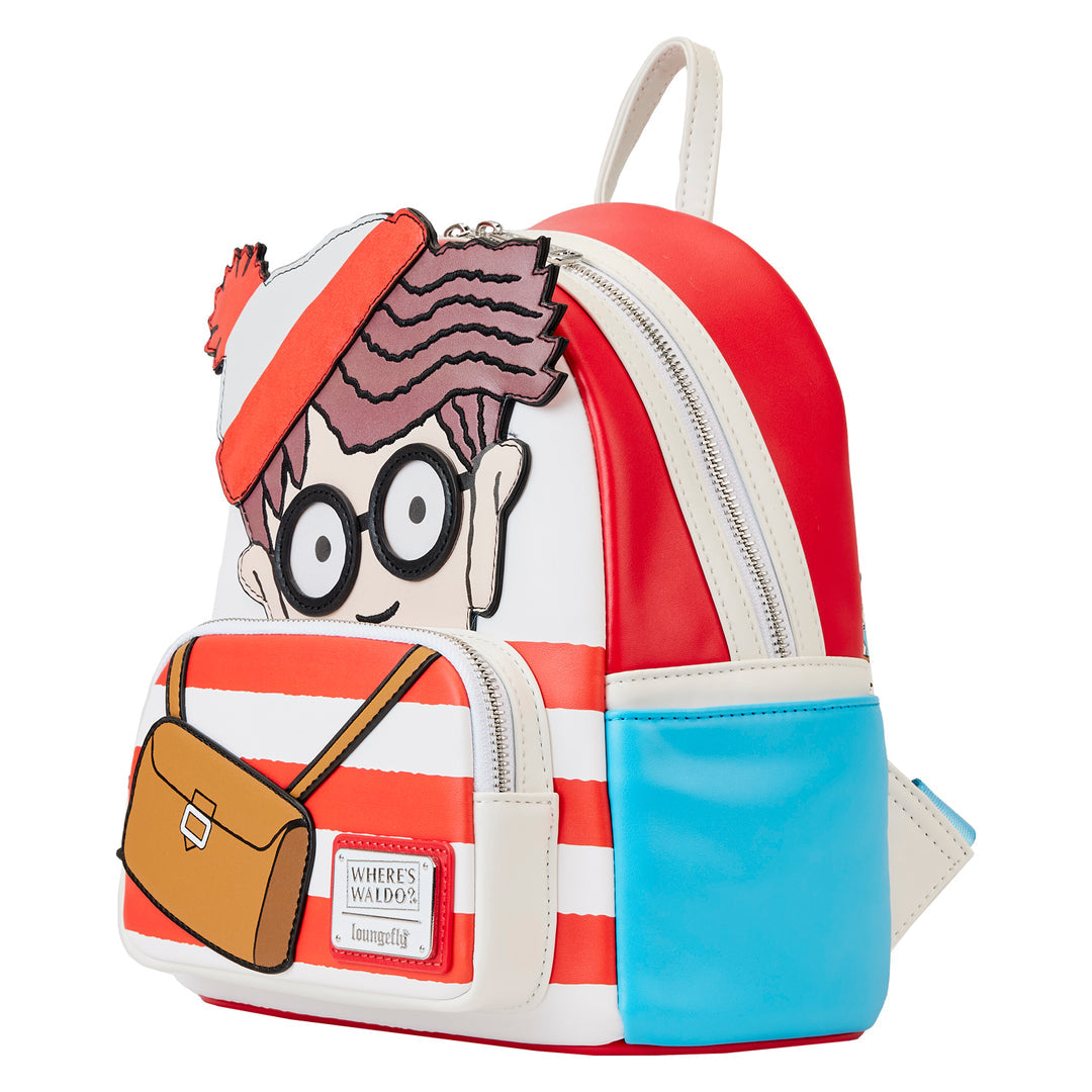 Loungefly WHERE'S WALDO COSPLAY MINI BACKPACK PREORDER JULY ARRIVAL