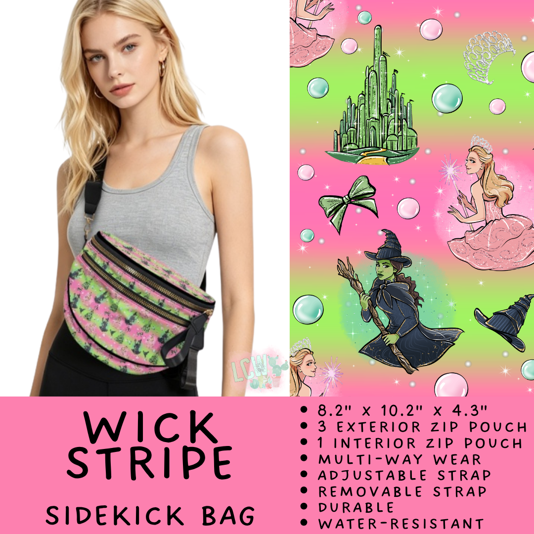 Batch #604 - Sidekick Bag 3 - Closes 10/26 - ETA mid/late Dec - Wick Stripe Sidekick Bag