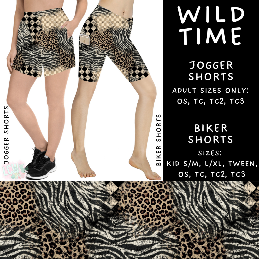 Ready to Ship - Wild Time Biker Shorts - TC2