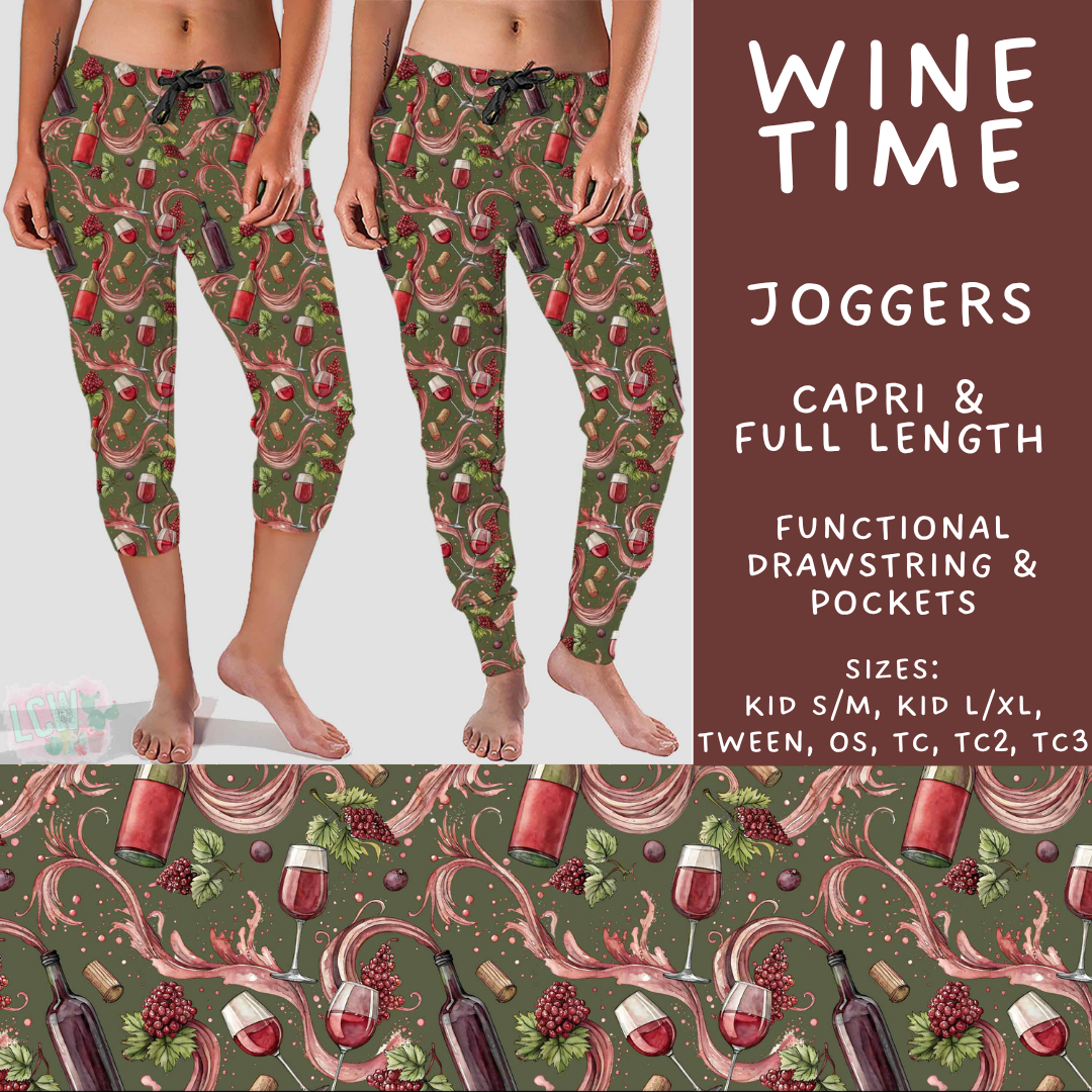 Batch #607 - Fun Run 28 - Closes 11/2 - ETA early Jan - Wine Time Full and Capri Length Joggers