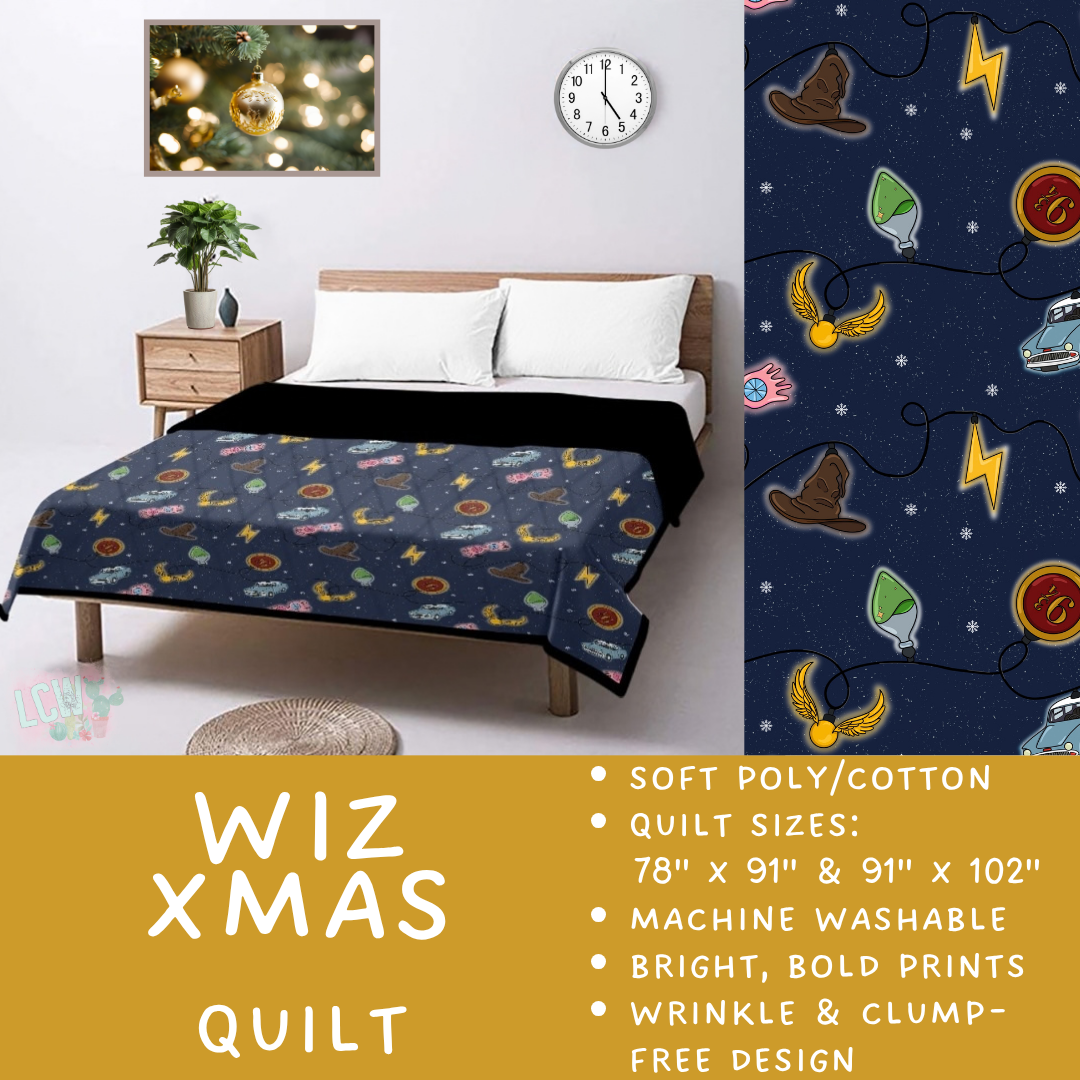 Batch #597 - Christmas Quilts - Closes 10/12 - ETA early Dec - Wiz Xmas Quilt