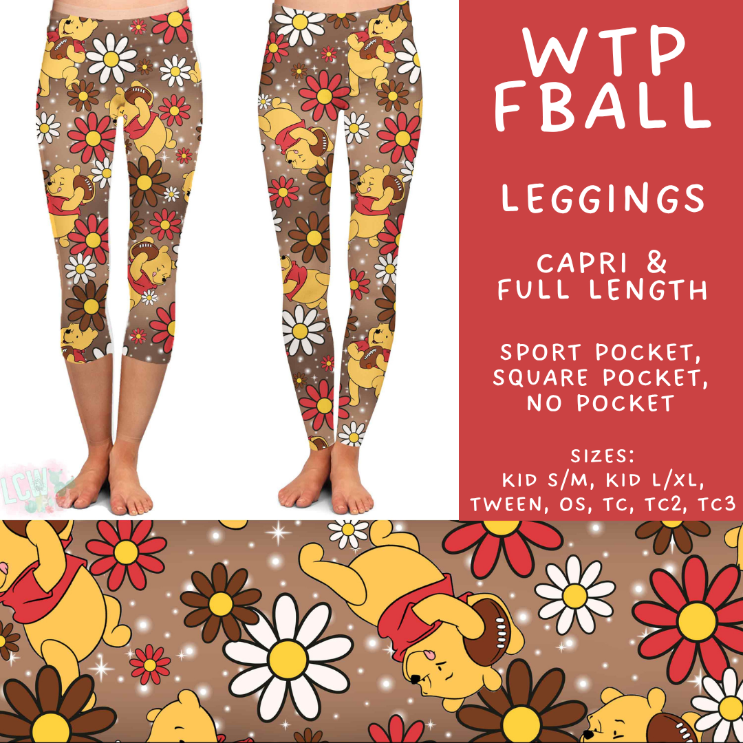 Batch #594 - Magical Faves 25 - Closes 10/5 - ETA early Dec - WTP FBall Full and Capri Length Leggings