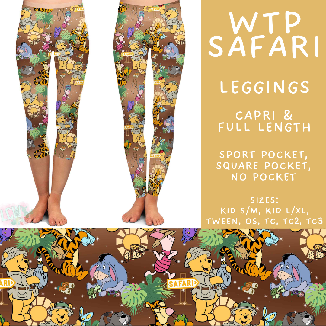 Batch #594 - Magical Faves 25 - Closes 10/5 - ETA early Dec - WTP Safari Full and Capri Length Leggings