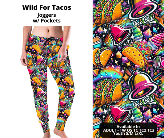 Preorder! Closes 11/27. ETA Feb. Wild For Tacos Joggers