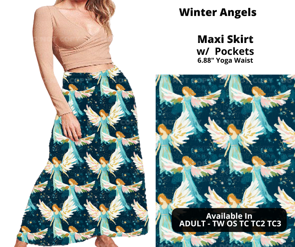 Winter Angels Maxi Skirt