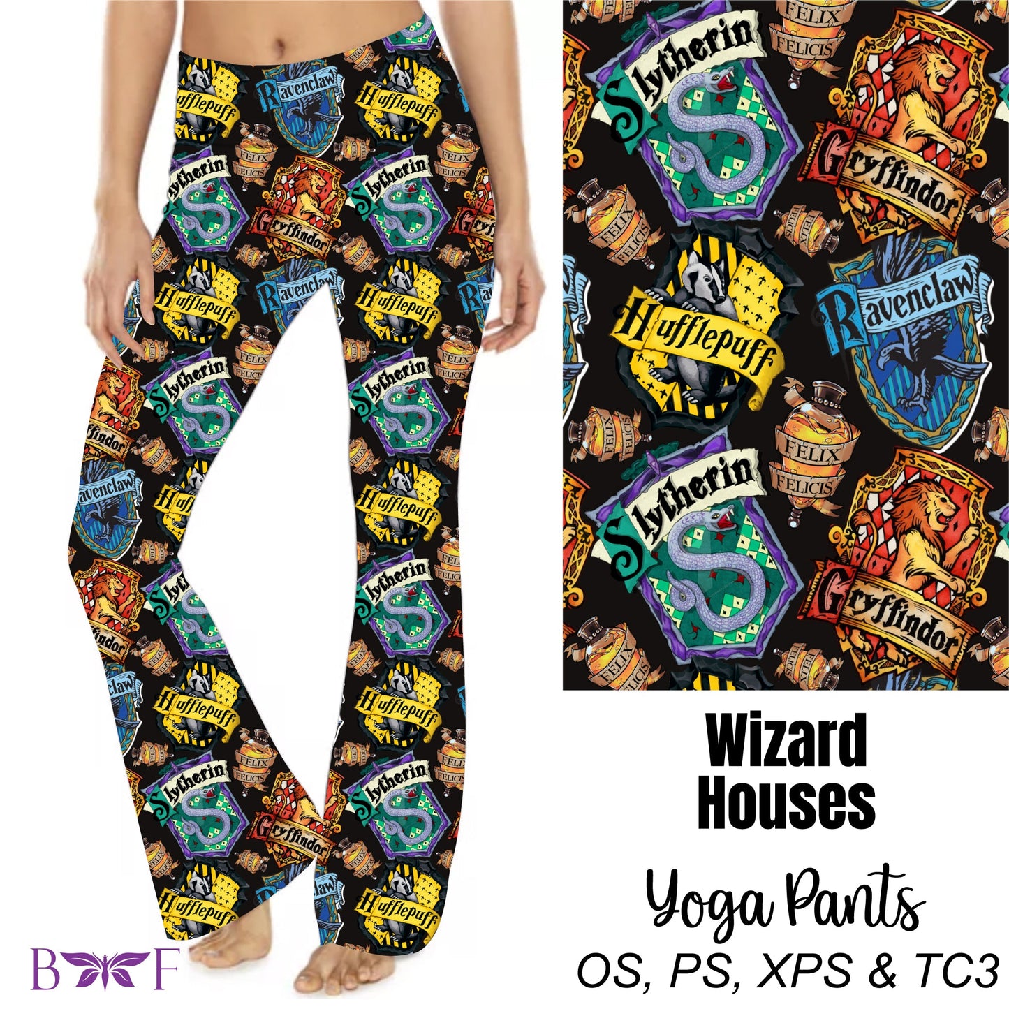 Wizard Houses yoga pants preorder #0322