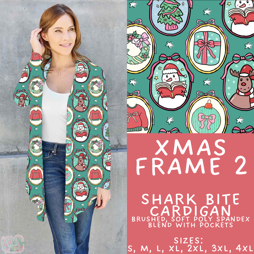 Batch #565 - Christmas in July 2 - Closes 8/5 - ETA early October - Xmas Frame 2 Cardigan