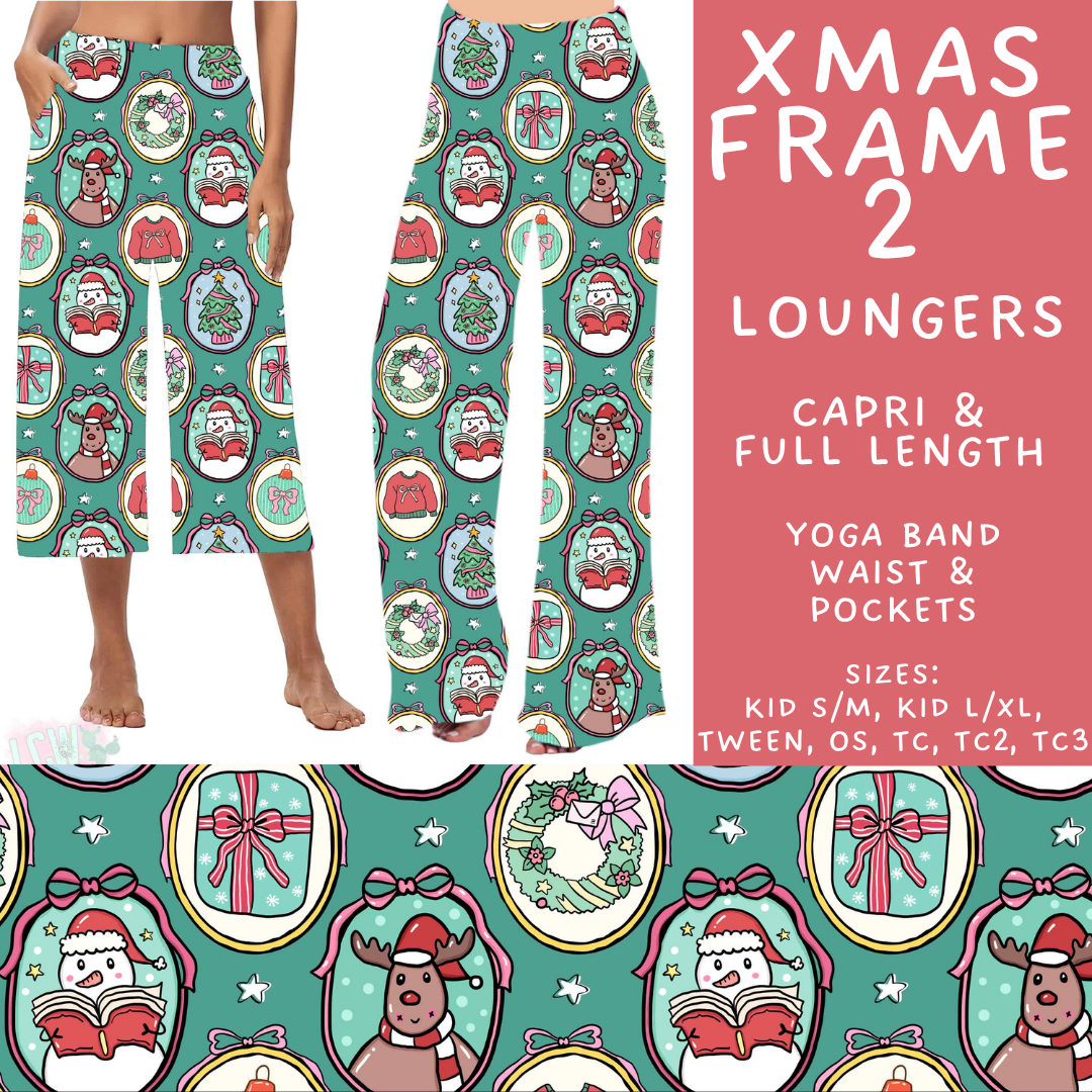 Batch #565 - Christmas in July 2 - Closes 8/5 - ETA early October - Xmas Frame 2 Capri and Full Length Loungers