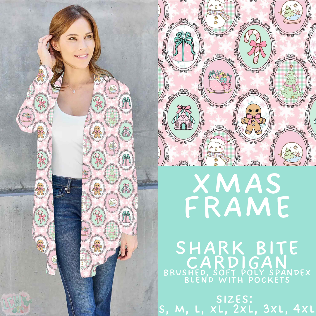 Batch #565 - Christmas in July 2 - Closes 8/5 - ETA early October - Xmas Frame Cardigan
