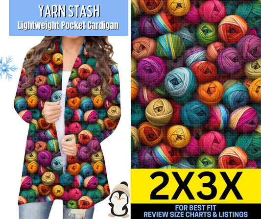 Yarn Stash Pocket Cardigan