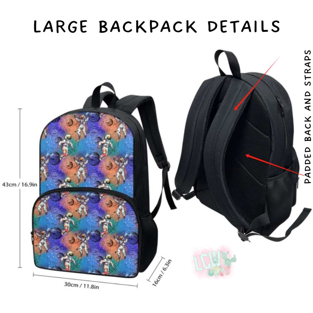 Batch #545 - Back to School 3 - Closes 6/19 - ETA early/mid August - Floral Balls Backpacks