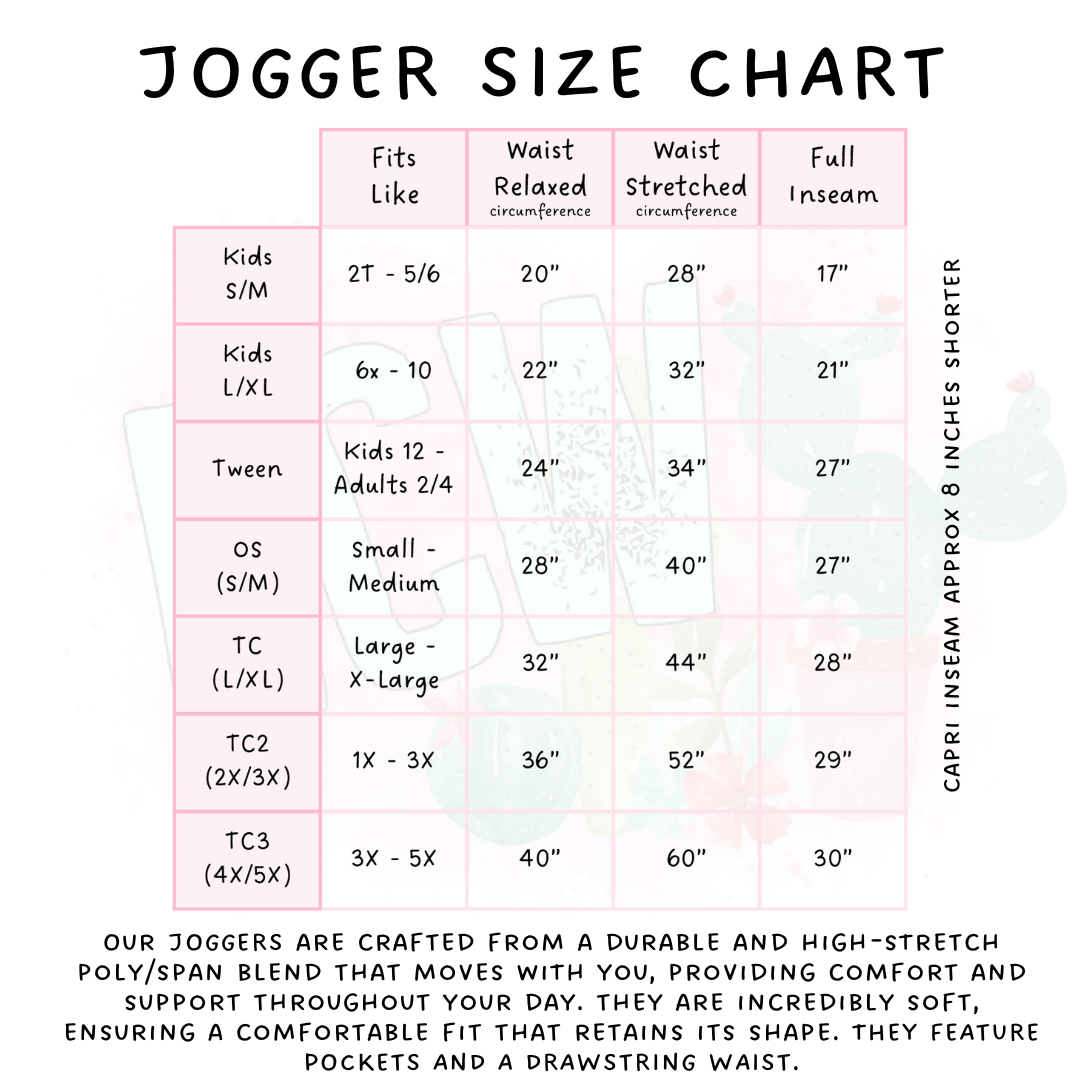 Batch #499 - Fun Run 20 - Closes 3/4 - ETA early May - Boho RBow Full and Capri Length Joggers