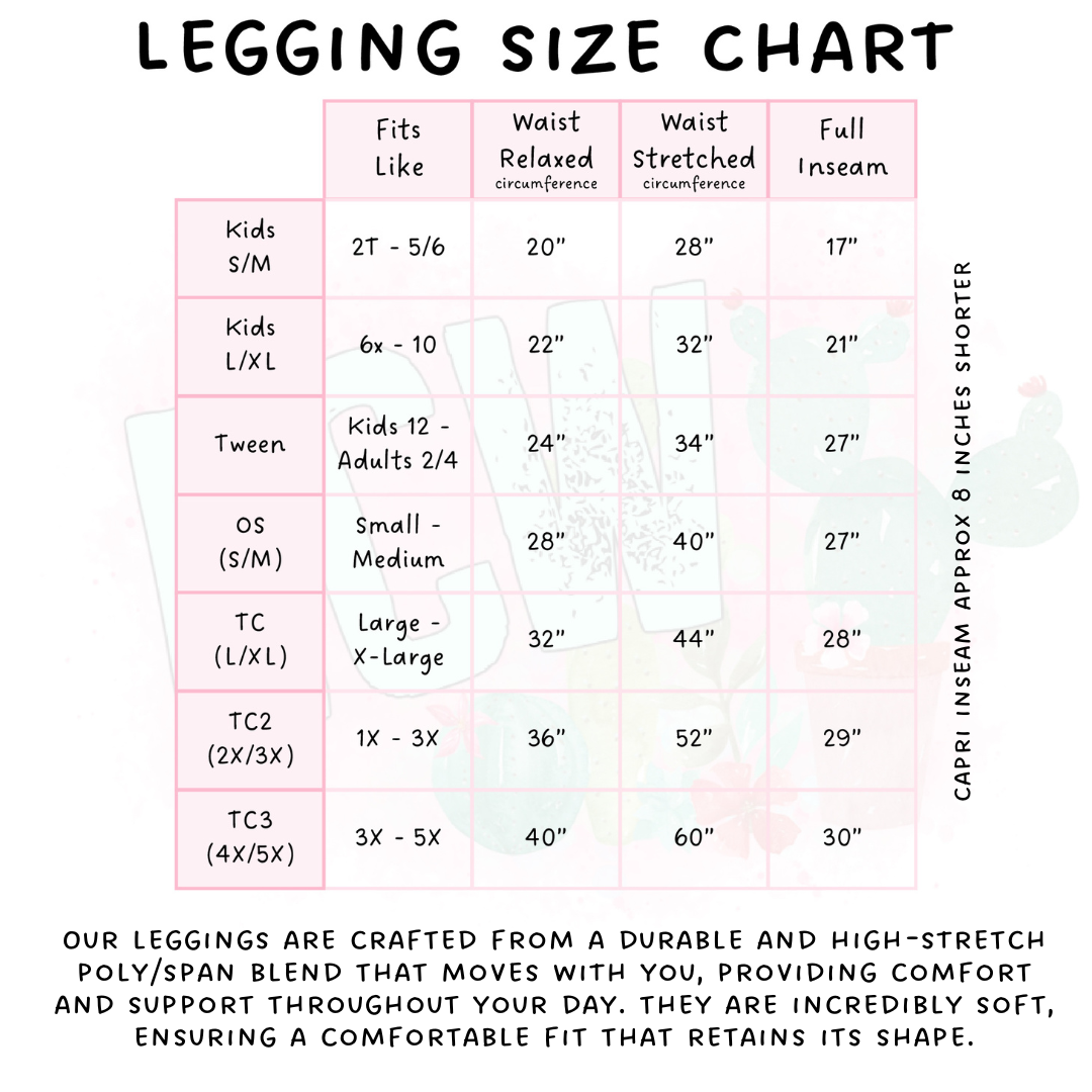 Ready To Ship - WC14 Capri Length Leggings TC