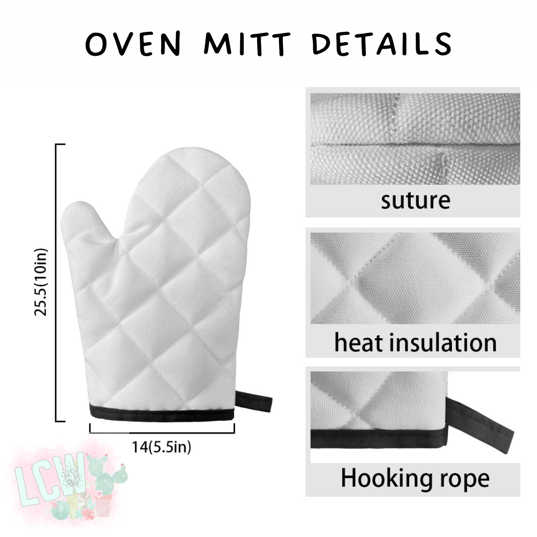 Batch #591 - Baking Spirits Bright 3 - Closes 9/28 - ETA mid/late Nov - Bow Trees Oven Mitts