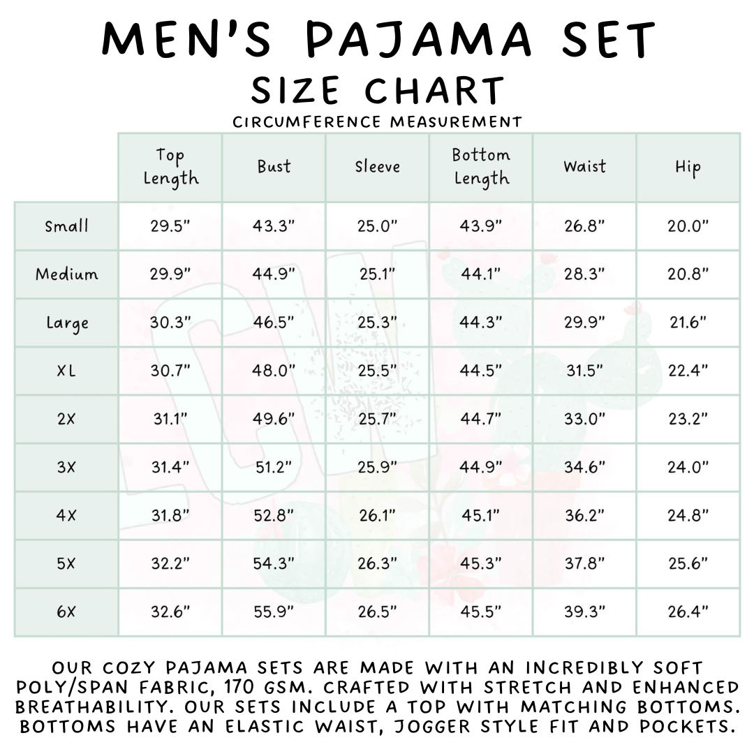 Batch #584 - Christmas Family Pajamas - Closes 9/11 - ETA mid Nov - Xmas Prins Men's Pajama Set