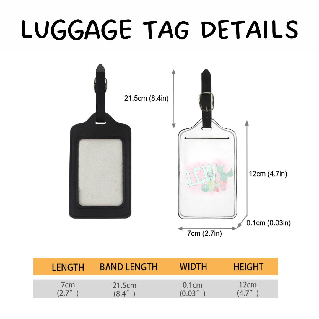 Batch #609 - Travel Collection 2 - Closes 11/6 - ETA early Jan - Pink Viper Luggage Tag